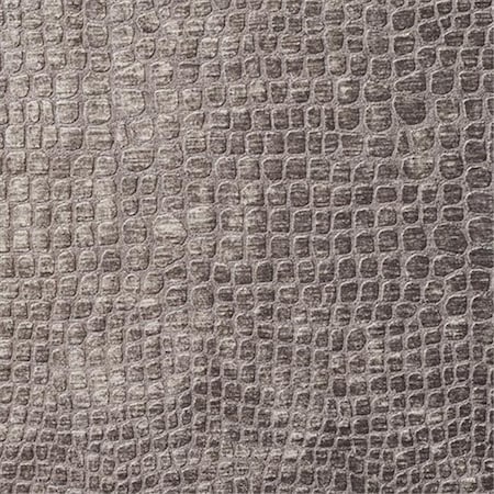 Designer Fabrics K0151J 54 In. Wide Grey Textured Alligator Shiny Woven Velvet Upholstery Fabric